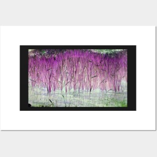 Purple Reeds 2-Available As Art Prints-Mugs,Cases,Duvets,T Shirts,Stickers,etc Posters and Art